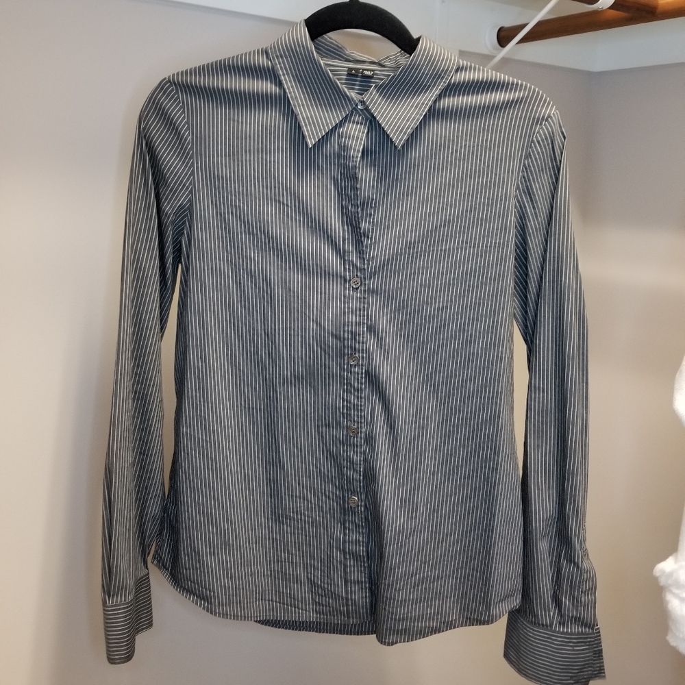 Grey Theory Button Down Top - image 1